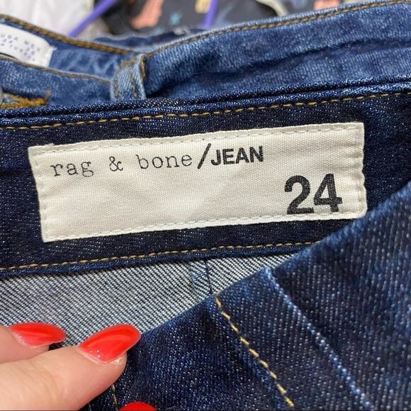 Rag & Bone / JEAN High Rise Denny Cropped Jeans Size 24 - Picture 8 of 12